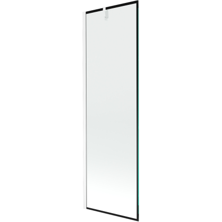 Mexen Next vonios sienelė 1 plokštė 60 x 150 cm, juodas rėmelis, baltas - 895-060-000-00-70-20