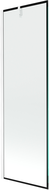 Mexen Next vienos dalies vonios pertvara 60 x 150 cm, juodas rėmas, balta - 895-060-000-00-70-20