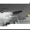 Mexen Next 1 judamosios dalies vonios sienelė 70 x 150 cm, Juodas raštas, chromo - 895-070-000-00-70-01