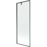Mexen Next vienos dalies vonios ekranas 70 x 150 cm, juodas rėmelis, juodas - 895-070-000-00-70-70