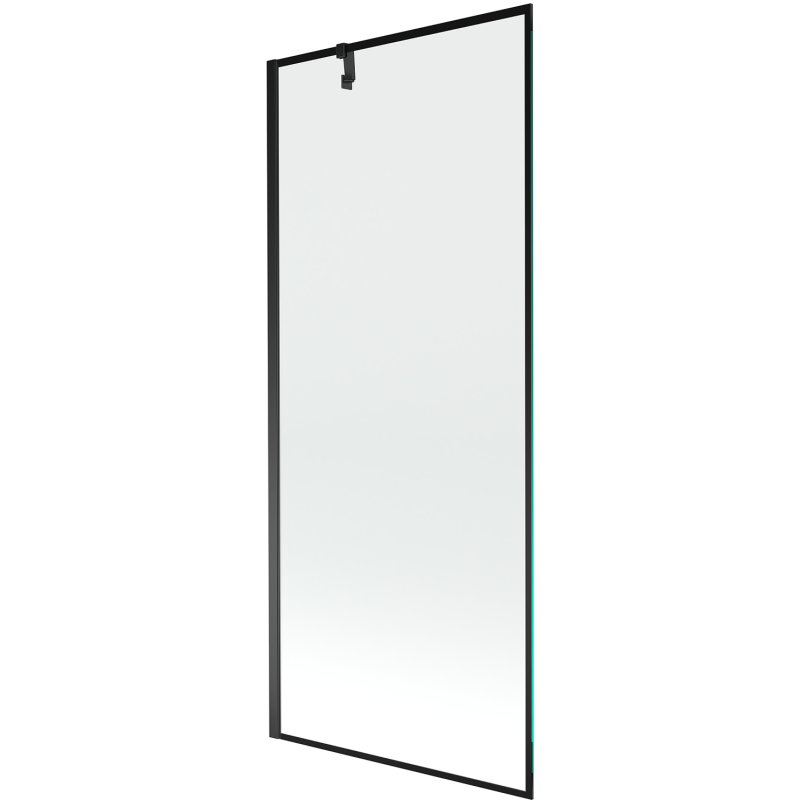 Mexen Next vonios durys, 1 dalies, 80 x 150 cm, juodas rėmelis, juoda - 895-080-000-00-70-70