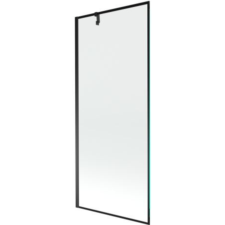 Mexen Next vonios durys, 1 dalies, 80 x 150 cm, juodas rėmelis, juoda - 895-080-000-00-70-70