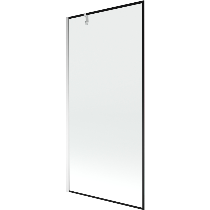 Mexen Next vieno sparno vonios pertvara 90 x 150 cm, juodas rėmelis, chromas - 895-090-000-00-70-01