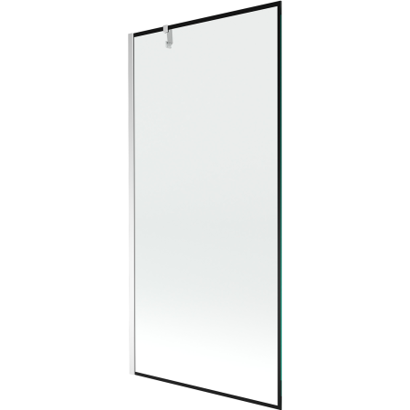 Mexen Next vieno sparno vonios pertvara 90 x 150 cm, juodas rėmelis, chromas - 895-090-000-00-70-01