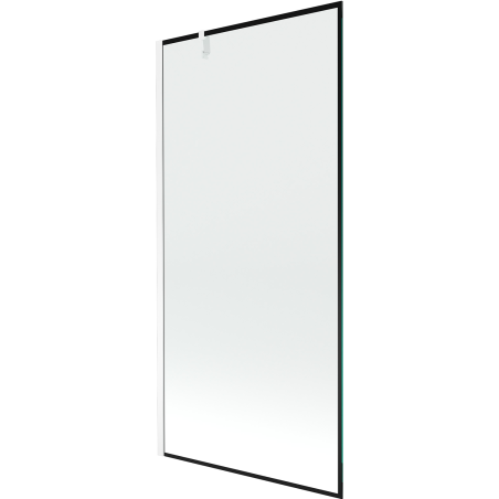Mexen Next vienvėriai vonios ekranas 90 x 150 cm, juodi rėmai, baltas - 895-090-000-00-70-20