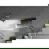 Mexen Next vonios sienelė 1-durų 100 x 150 cm, juodas rėmas, auksinė - 895-100-000-00-70-50