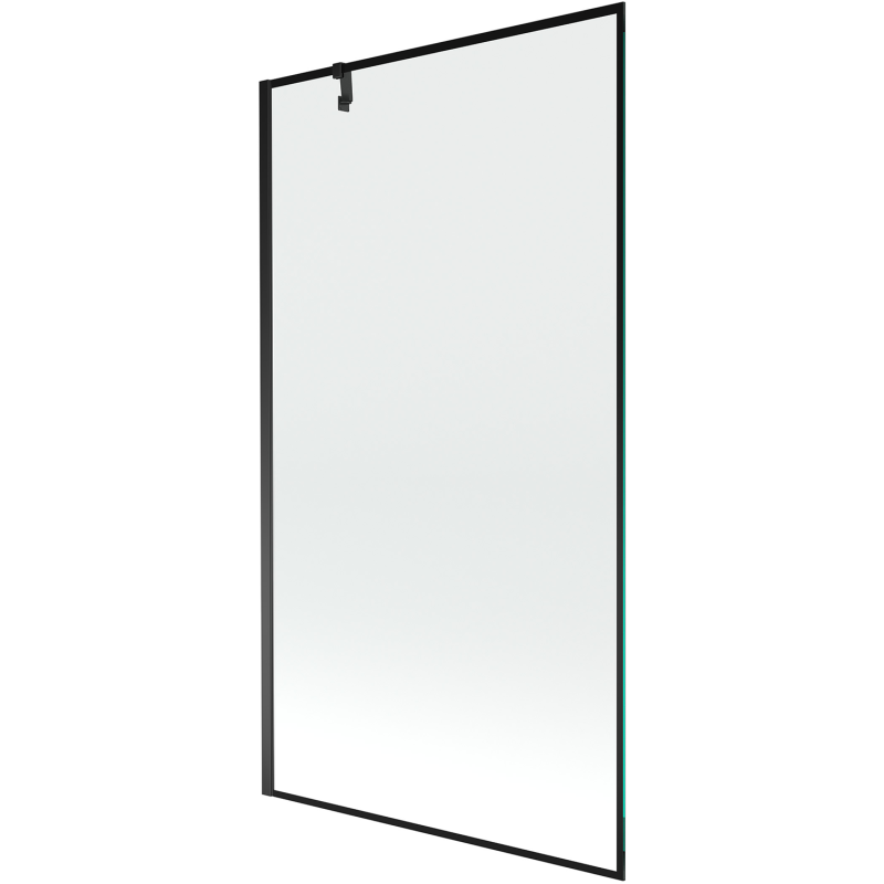 Mexen Next vienos dalies vonios pertvara 100 x 150 cm, juodas rėmas, juoda - 895-100-000-00-70-70