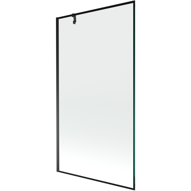 Mexen Next vonios širmos 1-duris 100 x 150 cm, juodas rėmas, juoda - 895-100-000-00-70-70