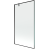 Mexen Next vienos dalies vonios pertvara 100 x 150 cm, juodas rėmas, juoda - 895-100-000-00-70-70
