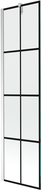 Mexen Next 1 judamosios dalies vonios sienelė 50 x 150 cm, Juodas raštas, chromo - 895-050-000-00-77-01