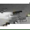 Mexen Next 1 judamosios dalies vonios sienelė 50 x 150 cm, Juodas raštas, Auksinė - 895-050-000-00-77-50