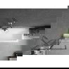 Mexen Next vonios pertvaras 1-durų 60 x 150 cm, juodi rėmeliai, chromas - 895-060-000-00-77-01