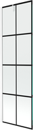 Mexen Next vonios pertvara 1-durys 60 x 150 cm, juodas tinklelis, balta - 895-060-000-00-77-20