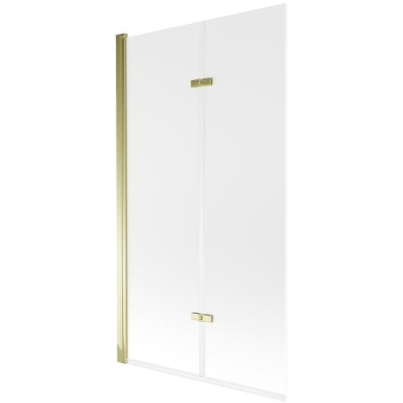 Mexen Castor vonios ekrano pertvara 2-jų dalių 100 x 150 cm, šerkšnas, auksinė - 892-100-002-50-30