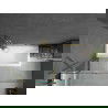 Mexen Flip 1 judamosios dalies vonios sienelė 140 x 150 cm, Skaidrus, Auksinė - 894-140-101-50-00