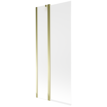 Mexen Flip dviejų varčių vonios pertvara 80 x 150 cm, šerkšnas, auksinis - 894-080-101-50-30