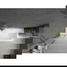 Mexen Flip 1 judamosios dalies vonios sienelė 80 x 150 cm, Šerkšnas, Auksinė - 894-080-101-50-30