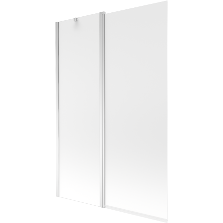 Mexen Flip vonios sienelė dviejų dalių 120 x 150 cm, matinė, chromas - 894-120-101-01-30