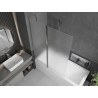 Mexen Flip dvivietis vonios ekranas 120 x 150 cm, matinė, chromas - 894-120-101-01-30