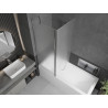 Mexen Flip 2 dalių vonios ekranas 140 x 150 cm, matinis, chromas - 894-140-101-01-30