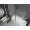 Mexen Flip 2 dalių vonios ekranas 140 x 150 cm, matinis, chromas - 894-140-101-01-30