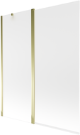 Mexen Flip voniai skirta pertvara, 2 dalių, 140 x 150 cm, matinė, auksinė - 894-140-101-50-30