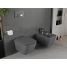 Mexen Madox Rimless WC dubuo su lėtaeigiu slim dangčiu, duroplastiku, tamsiai pilkas matinis - 30154061