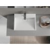 Mexen Ava praustuvas ant stalviršio, pagamintas iš konglomerato 1 anga 50 x 38 cm, balta - 23015001