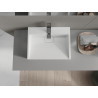 Mexen Ava stalviršinis praustuvas iš konglomerato 1/O 50 x 38 cm, baltas - 23015001