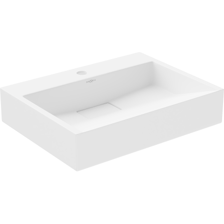 Mexen Ava stalviršinis praustuvas iš konglomerato 1/O 50 x 38 cm, baltas - 23015001