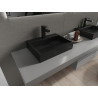Mexen Ava stalviršio praustuvas iš konglomerato 1/O 50 x 38 cm, juodas - 23015071