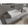Mexen Ava stalviršinis praustuvas iš konglomerato B/O 50 x 38 cm, baltas - 23015000