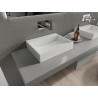 Mexen Ava stalviršio praustuvas iš konglomerato B/O 50 x 38 cm, baltas - 23015000