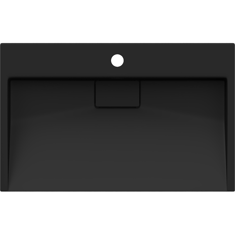 Mexen Ava stalviršio praustuvas iš konglomerato 1/O 60 x 38 cm, juodas - 23016071