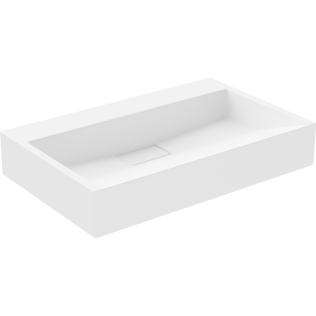 Mexen Ava stalviršio kriauklė iš konglomerato B/O 60 x 38 cm, balta - 23016000