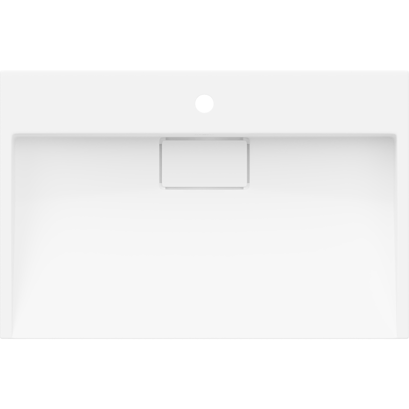 Mexen Ava stalviršio kriauklė iš konglomerato 1/O 70 x 46 cm, balta - 23017001