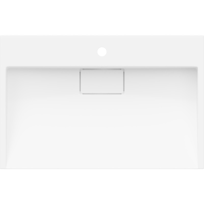 Mexen Ava stalviršio praustuvas iš konglomerato 1/O 70 x 46 cm, baltas - 23017001