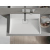 Mexen Ava stalviršinis kriauklė iš konglomerato B/O 70 x 46 cm, balta - 23017000