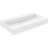 Mexen Ava stalviršio praustuvas iš konglomerato B/O 80 x 46 cm, baltas - 23018000
