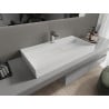 Mexen Ava pastatomas konglomerato praustuvas 1/O 90 x 46 cm, baltas - 23019001