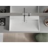 Mexen Ava stalviršinis praustuvas iš konglomerato B/O 90 x 46 cm, baltas - 23019000