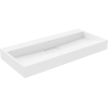 Mexen Ava praustuvas ant stalviršio, pagamintas iš konglomerato be angos 100 x 46 cm, balta - 23011000