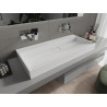 Mexen Ava stalviršio praustuvas iš konglomerato B/O 100 x 46 cm, baltas - 23011000