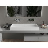 Mexen Ava stalviršio praustuvas iš konglomerato B/O 100 x 46 cm, baltas - 23011000