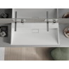 Mexen Ava stalviršio praustuvas iš konglomerato B/O 100 x 46 cm, baltas - 23011000