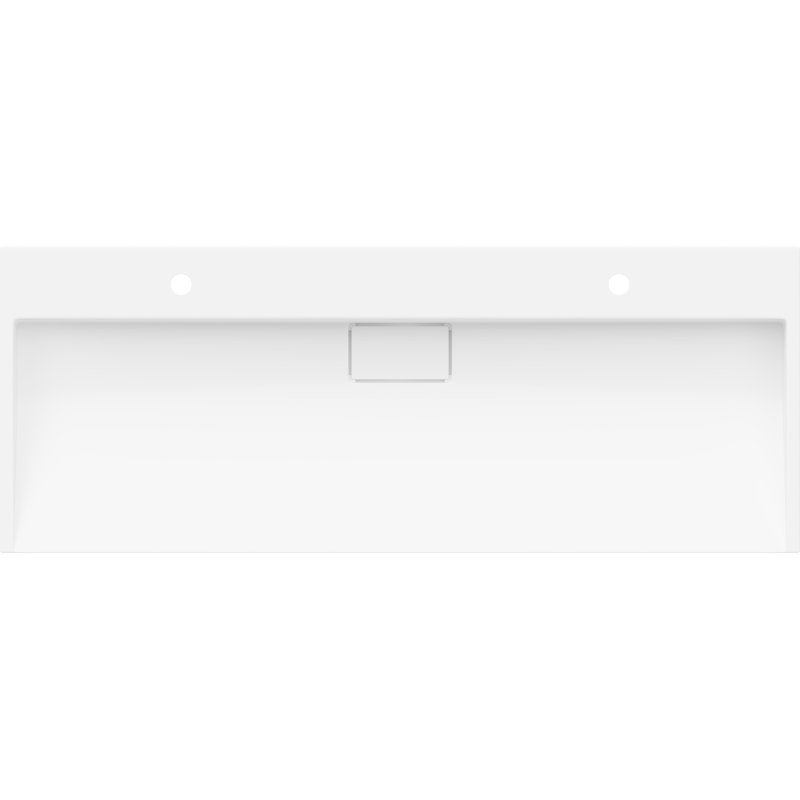 Mexen Ava stalviršio plautuvė iš konglomerato 2/O 120 x 46 cm, balta - 23011202