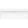 Mexen Ava stalviršio montuojama praustuvas iš konglomerato 2/O 120 x 46 cm, balta - 23011202