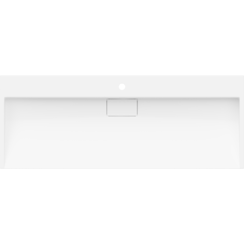 Mexen Ava stalviršinis praustuvas iš konglomerato 1/O 120 x 46 cm, baltas - 23011201