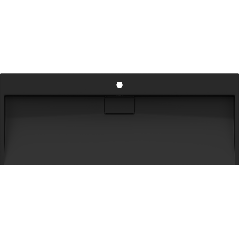 Mexen Ava stalviršio plautuvė iš konglomerato 1/O 120 x 46 cm, juoda - 23011271