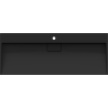Mexen Ava stalviršio plautuvė iš konglomerato 1/O 120 x 46 cm, juoda - 23011271